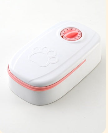 Automatic Pet Feeder for Cats & Dogs – Smart Timer Food Dispenser with Stainless Steel Bowl