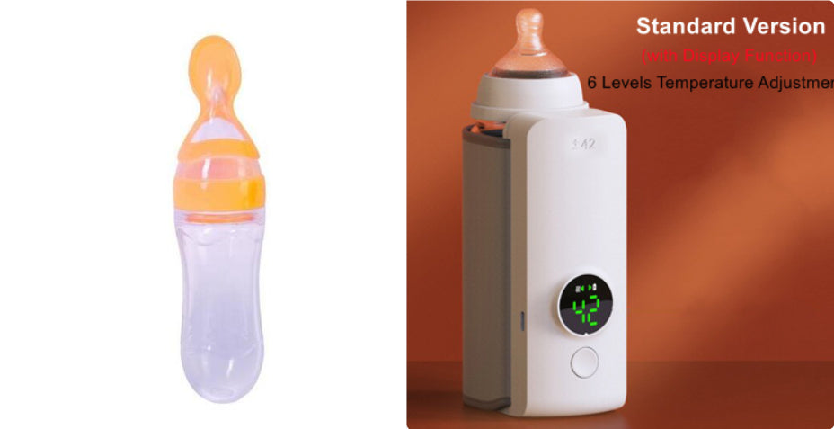 Portable Wireless Baby Bottle Warmer – USB Rechargeable, Constant Temperature Milk Heating Bag