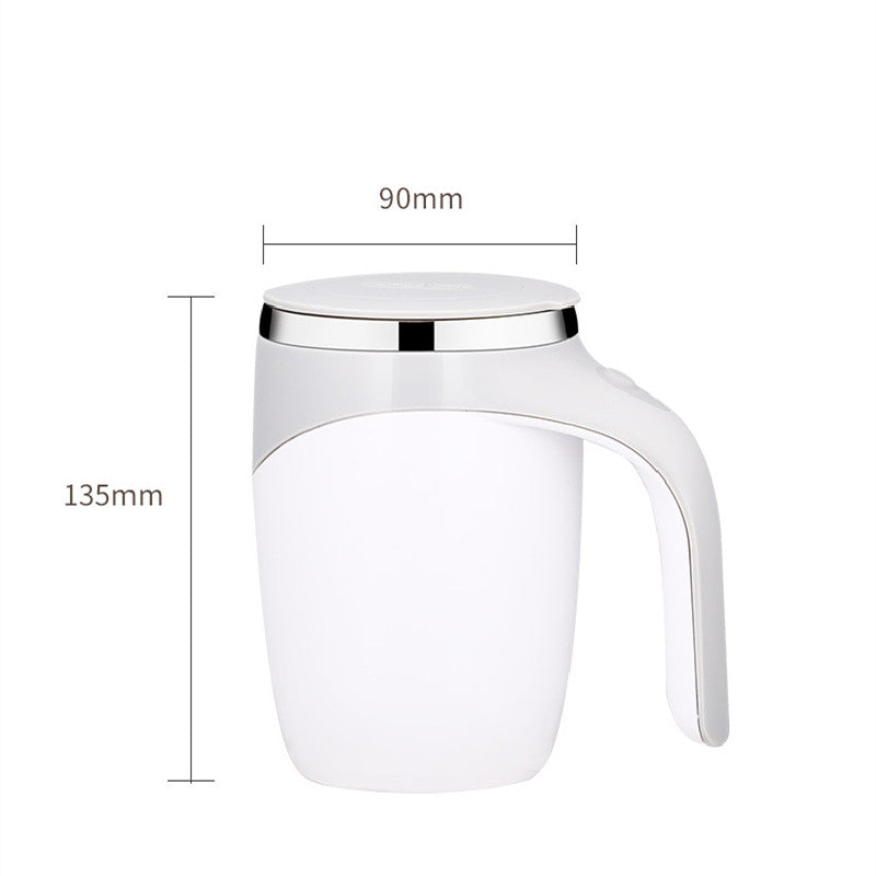 Rechargeable Automatic Electric Stirring Cup – Magnetic Rotating Milkshake & Coffee Mug