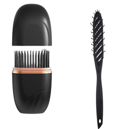 Mini Hair Straightening Comb – Wireless, Portable, Safe Hair Styler for Everyday Use