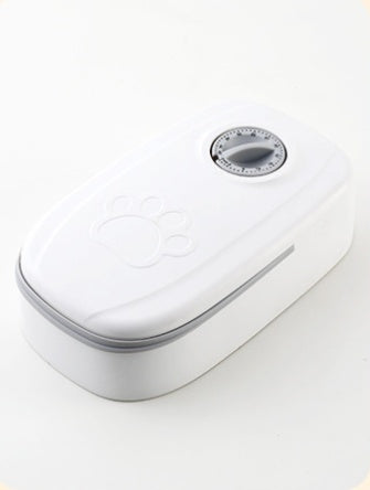 Automatic Pet Feeder for Cats & Dogs – Smart Timer Food Dispenser with Stainless Steel Bowl
