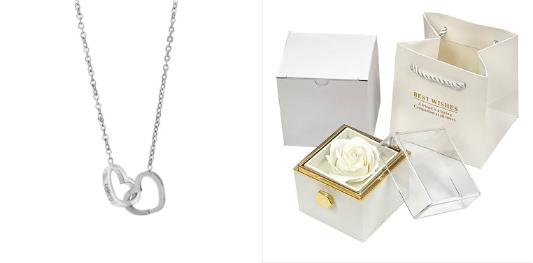 Rotating Rose Soap Flower Gift Box – Creative Jewelry & Valentine’s Day Gift for Women