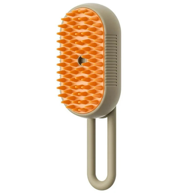 3-in-1 Electric Steam Brush for Cats & Dogs – Pet Grooming, Hair Removal & Massage Comb