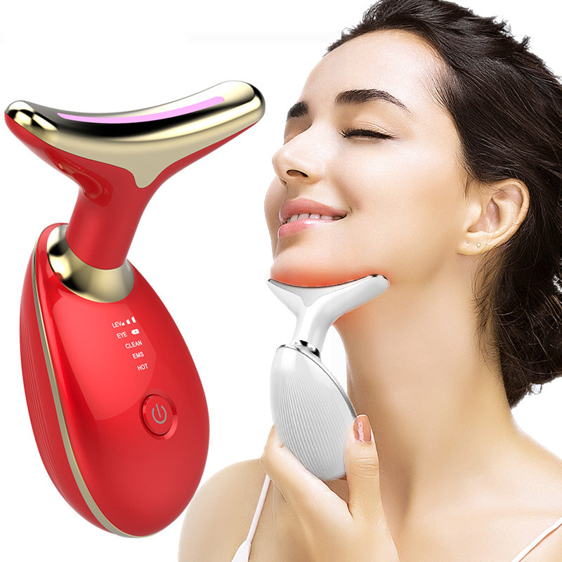 EMS Neck Massager – Thermal Lifting & Microcurrent Wrinkle Remover